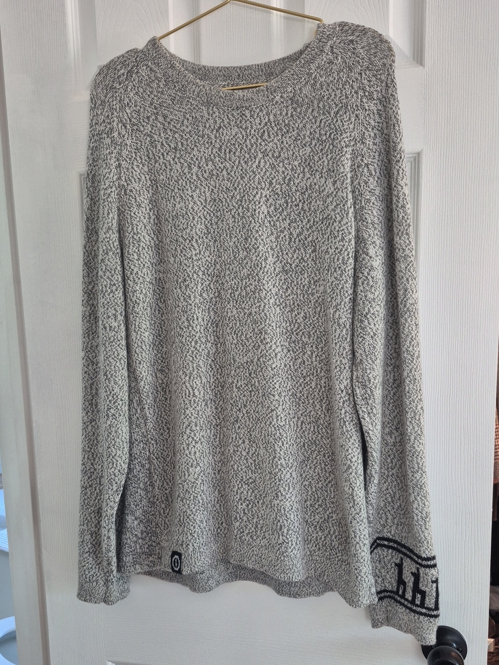 Alpaka Light Gray Marled Crewneck Sweater